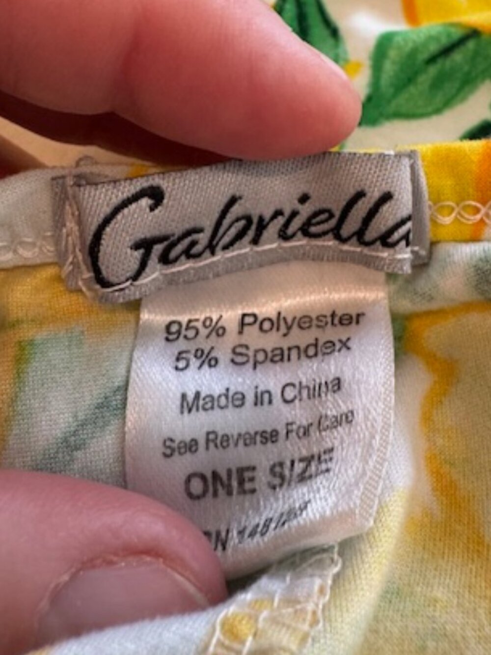 Gabriella Vibrant Lemon Caftan - One Size - Picture 6 of 7